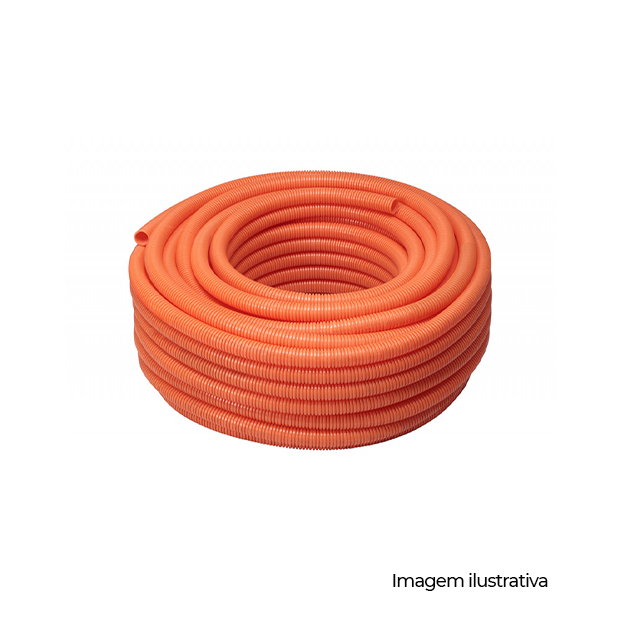 CONDUITE CORRUGADO  REFORCADO 3/4 LARANJA PEÇA