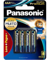 PILHA PANASONIC ALCALINA PRE AAA 6UND - COD 9132