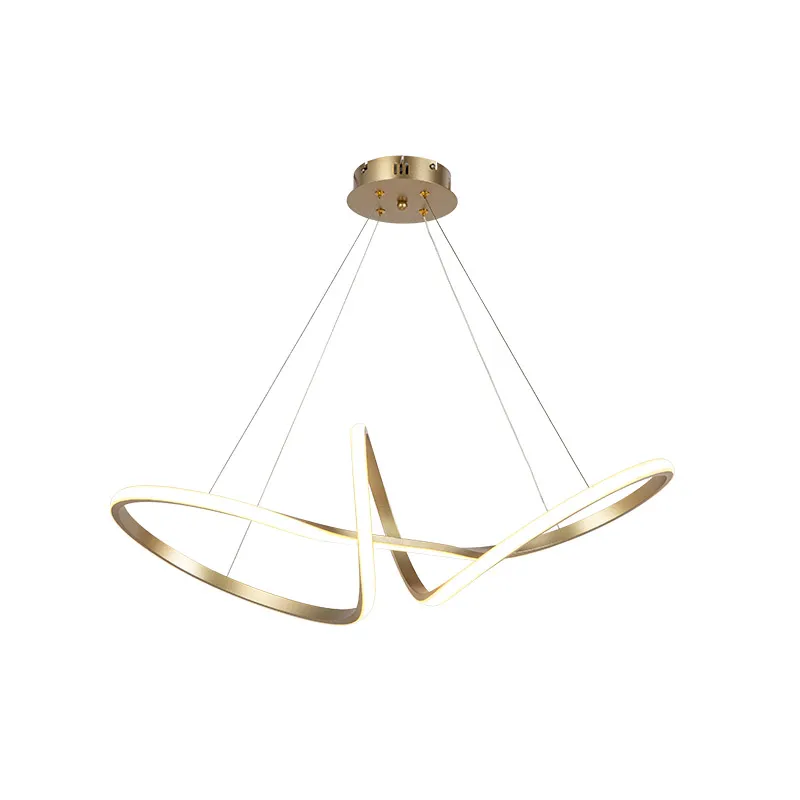 PENDENTE LUMIER ABU DHABI 36W 78X20 3000K DOURADO COD LU14079-DR
