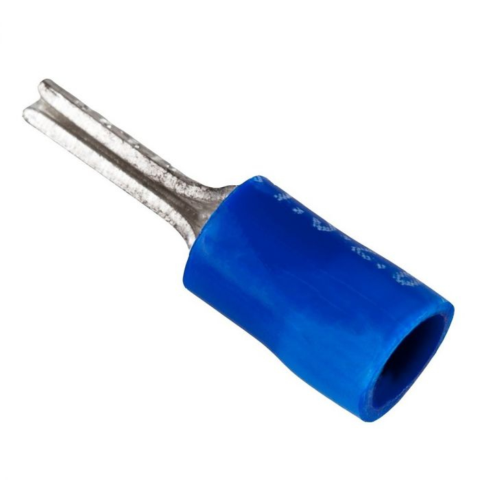 TERMINAL PRE-ISOLADO PINO TUB. ILHOS 2.50 MM2 COMP 10MM AZ COD 244