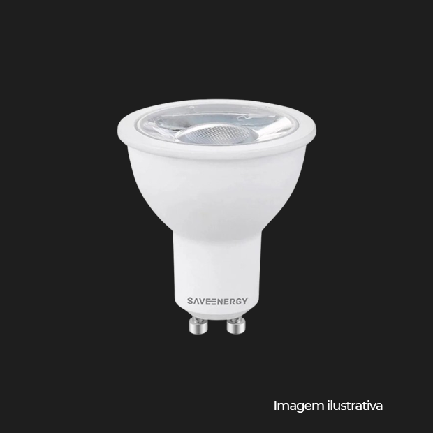 LAMPADA LED DICROICA 4,8W 2700K GU10 BIVOLT COD 200001226