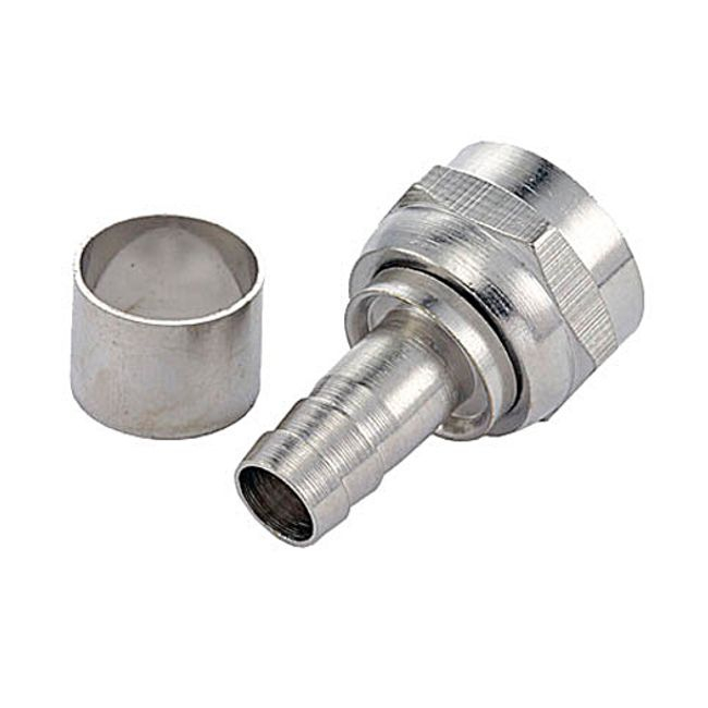 CONECTOR F CRIMPAR RG06 C/ ANEL - COD 7899467700669