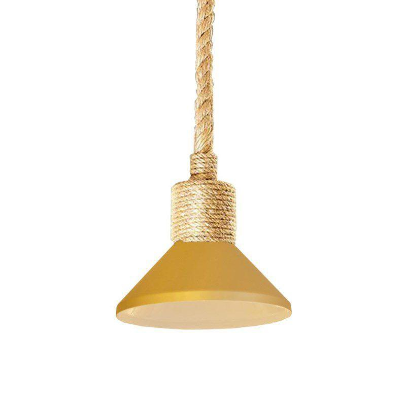 PENDENTE SISAL LEAF DOURADO - BRANCO - COD 5514.43.12