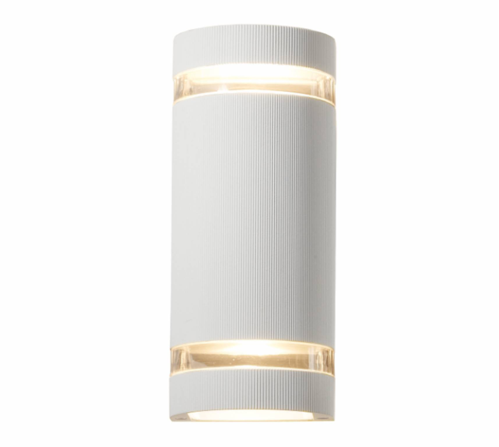 ARANDELA ESTERNA BRANCA 2XGU10 IP54 ALUMINIO 105 X 100 X 230MM - COD 674.01.0022-0