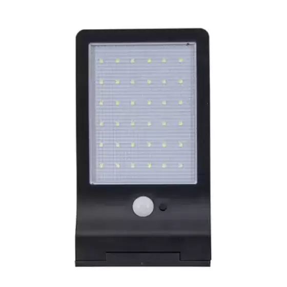 LUMINARIA SOLAR C/ SENSOR 3000K 7W 300L - COD 9655