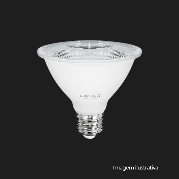 LAMPADA PAR30 LED E27 9,9W 3000K 36 AUTOVOLT COD PAR303099