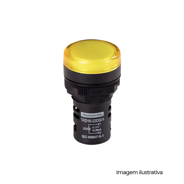 SINALEIRA LED TRD 16-22DS/4 220V AMARELO