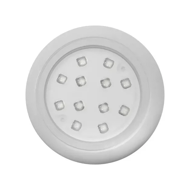 LUMINARIA DE PISCINA RGB 12 LEDS 18W RGB EM ABS - COD 130414