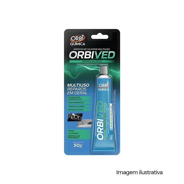 ORBIVED SELANTE ACETICO 50G - INCOLOR COLMEIA COD 5543
