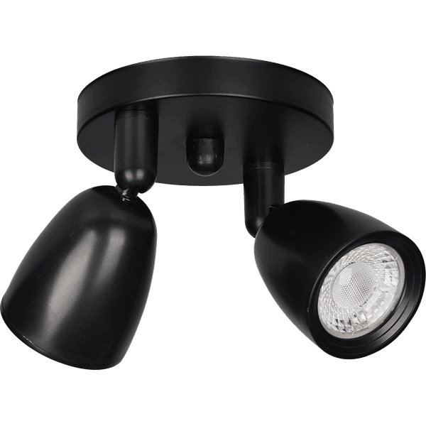LUMIN SPOT PT 2 LEDS 4W BASE RED BIV LUZ BR QUENTE 3000K