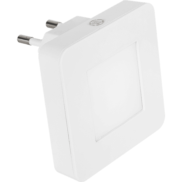 LUZ NOTURNA LED 0,5W BIV LUZ BR QUENTE 3000K QUAD FRONTAL