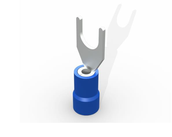 TERMINAL GARFO M5 PRE ISOL 1,5-2,5MM 27A, AZ - COD TG5272