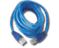 CABO DE REDE CFTV RJ45 568B ENC 5,0M - COD 013716