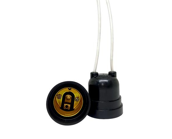 SOQUETE E27- C/ RABICHO-TERMOP. PTO 4A/0-250V - COD MT2085