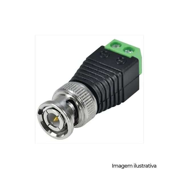 CONECTOR MACHO BNC COM BORNE POWER TEC