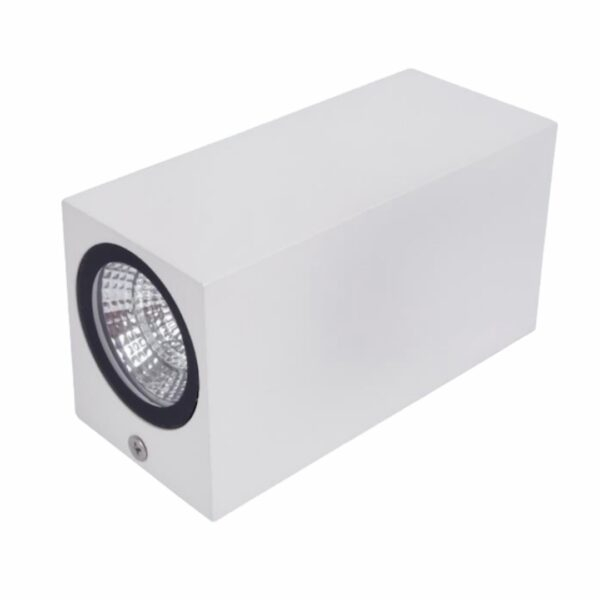LUMINARIA ARANDELA LUMIER SIX 2 FACHOS IP54 2 X 5W 3000K BRANCO - COD LU16005-BR