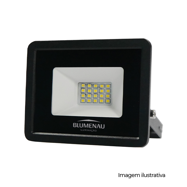 REFLETOR LED TECH ALUM. 20W BI-VOLT LUZ BRANCA - COD 76206000