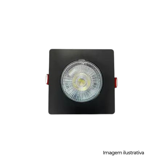LED SPOT SUPIMPA QUA PRETO F AM3000K-5W-BIVOLT-NH400 - COD 865051371
