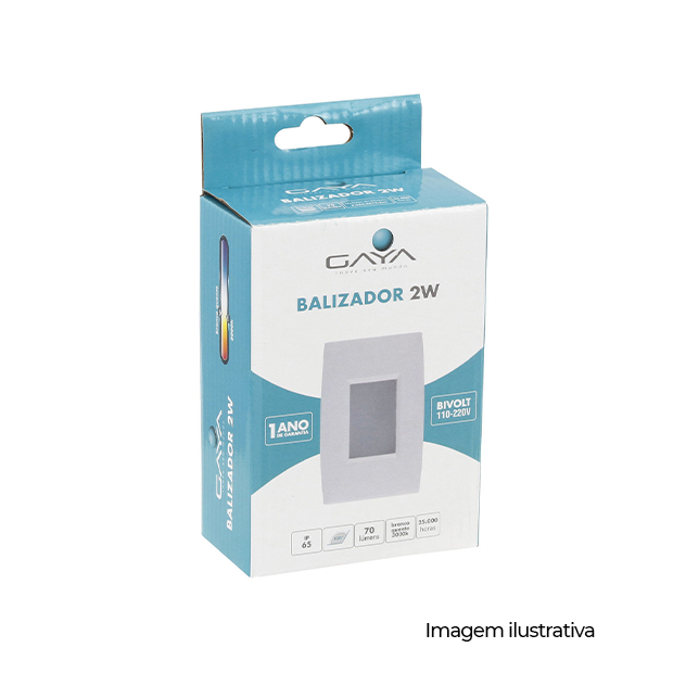 BALIZADOR 2W 3000K 70 LUMENS COD 9684