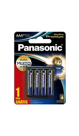 PILHA PANASONIC ALCALINA PRE AAA 4UN - COD 9131