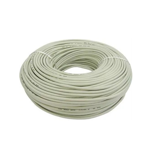 CABO TIPO MANGA 4 X 26 AWG - BEGE SEM BLINDAGEM - ROLO C/ 100 MTS - COD 156034N