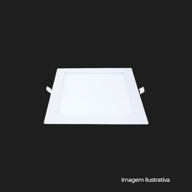 PAINEL LED POP EMB. QUA. 12X12 BR6500K 6W BIV - COD 856021377