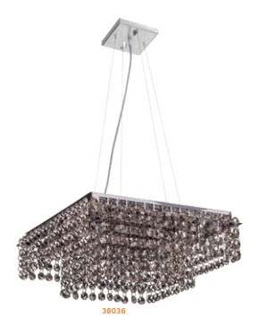 PENDENTE MILANO CRISTAL QD 30X30XH11 - COD GPMI303006PD