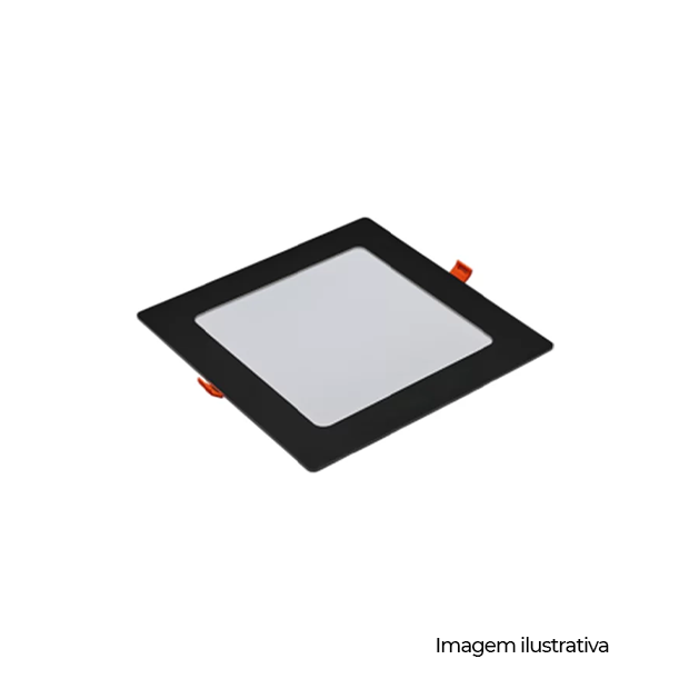 PAINEL LED POP-EMB-QUA-22-BR6500K-18W-BIV-1080-PS-PR - COD 903051370