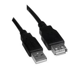 CABO USB-A MACHO X FEMEA 2.0 1,8M