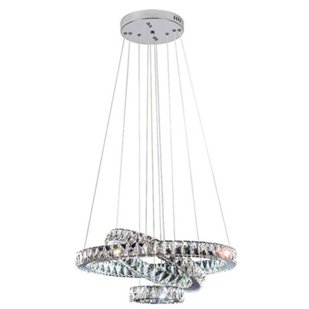 PENDENTE TOKYO LED REDONDO  LUZ AMARELA 4