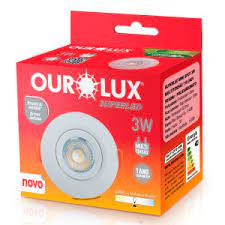SUPERLED MINI-SPOT RED 3W 4000K BRANCO COD 05610A