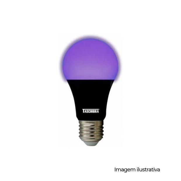 LAMPADA LED TKL LUZ NEGRA 7W E27 - COD 11080512