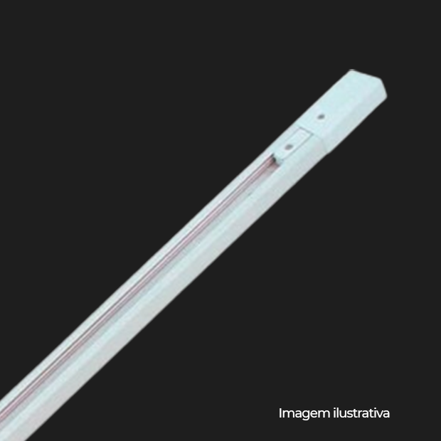TRILHO ELEGANCE T1 BRANCO 1M COD 251010001