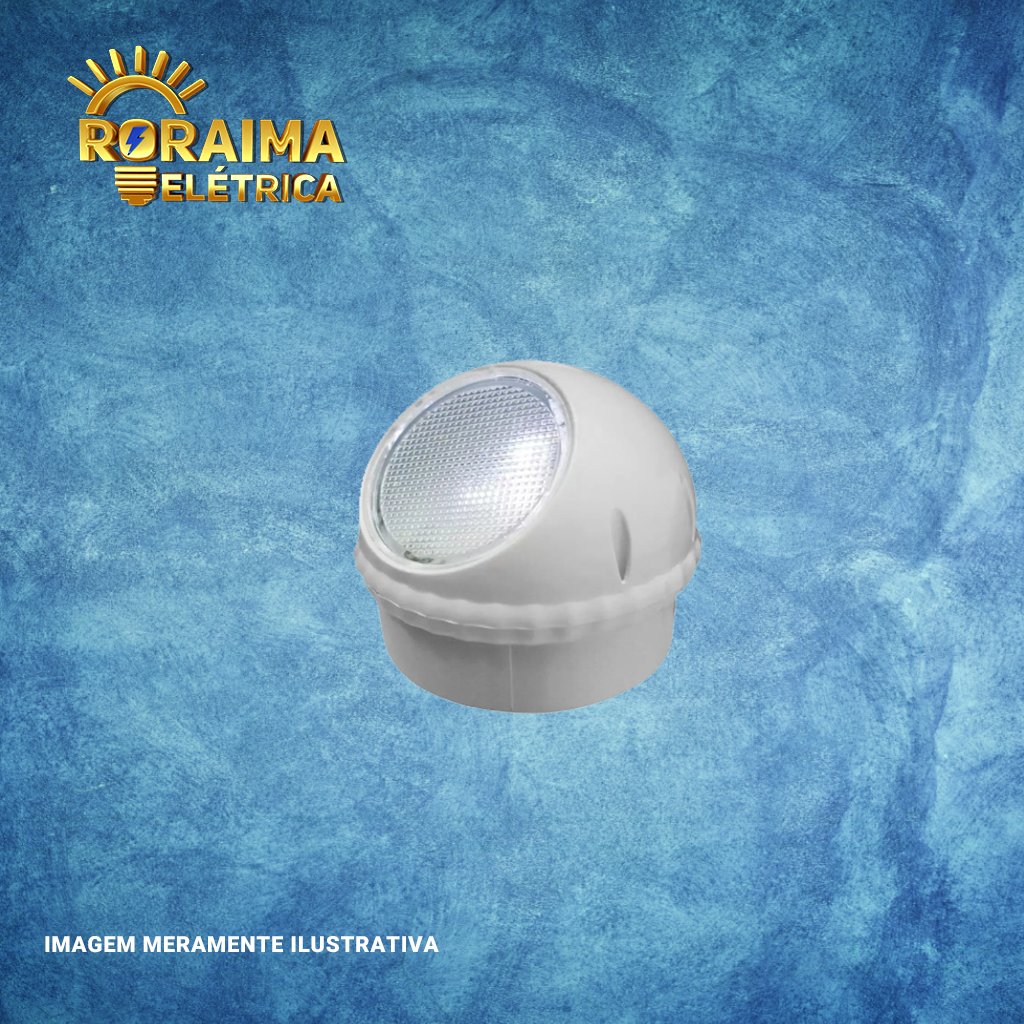 LUZ NOTURNA COM LED AUTOMATICO MULTI DIRECIONAL BIVOLT - COD 6134