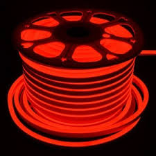 MANGUEIRA FLEXIVEL LARANJA NEON 12V