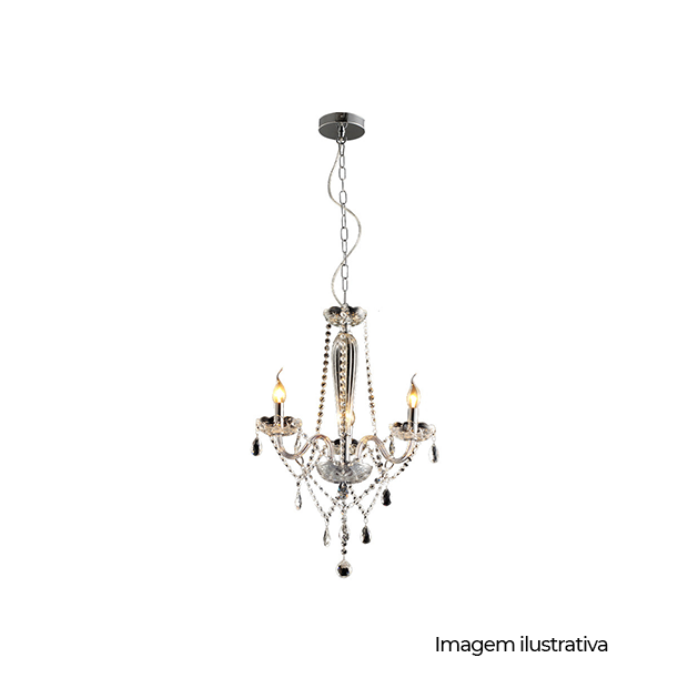 LUSTRE-BARONESA-VIDRO-TR-3XE14-CAN-CROMO