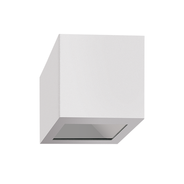 ARANDELA CUBO 1XG9 BRANCA
