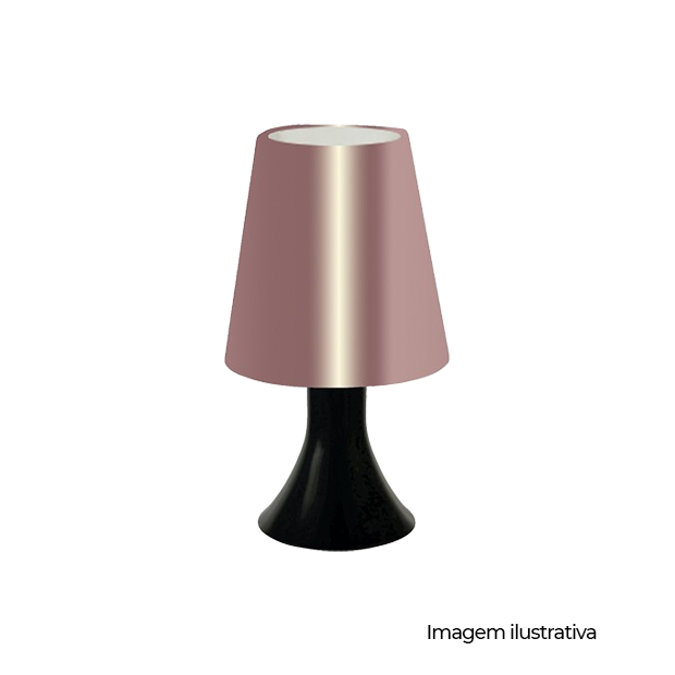 LUMINARIA DE MESA PICCOLO ROSE METALICO- COD LMP10219