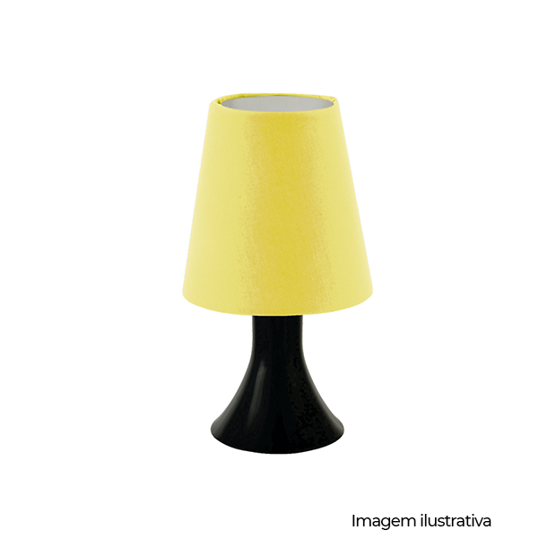 LUMINARIA DE MESA PICCOLO AMARELA - COD LMP10111