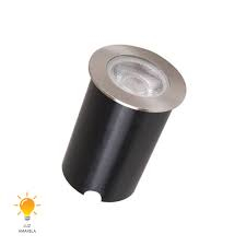 LUMINARIA EMB. SOLO FOCUS ALUM. LED 65MM 4,5W IP67 BI-VOLT 3.000K 30 - INOX