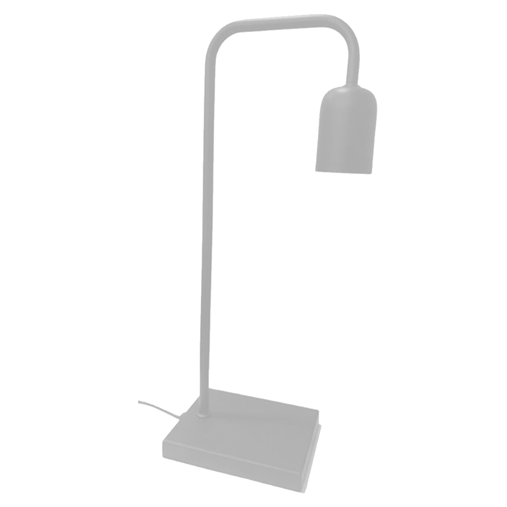 LUMINARIA DE MESA FLAT BRANCA MICRO 1XE27 COD 3101