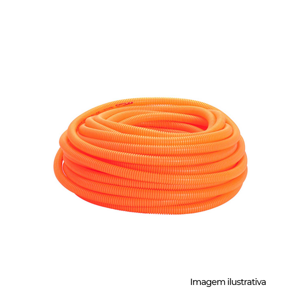 CONDUITE CORRUGADO  REFORCADO 3/4 LARANJA MT - COD 57505052