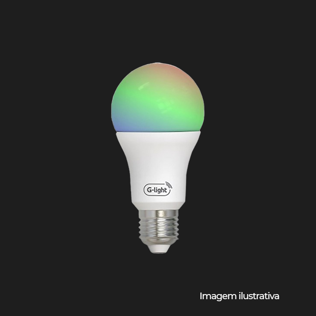 LAMPADA SMART LED A60 10W RGBW AUTOVOLT - CAIXA UNICO