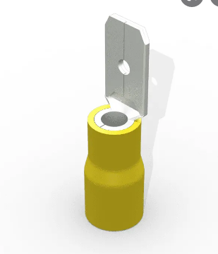 TERMINAL LUVA MACHO PRE ISOL 4,0-6,0MM 24A, AM - COD TM6241
