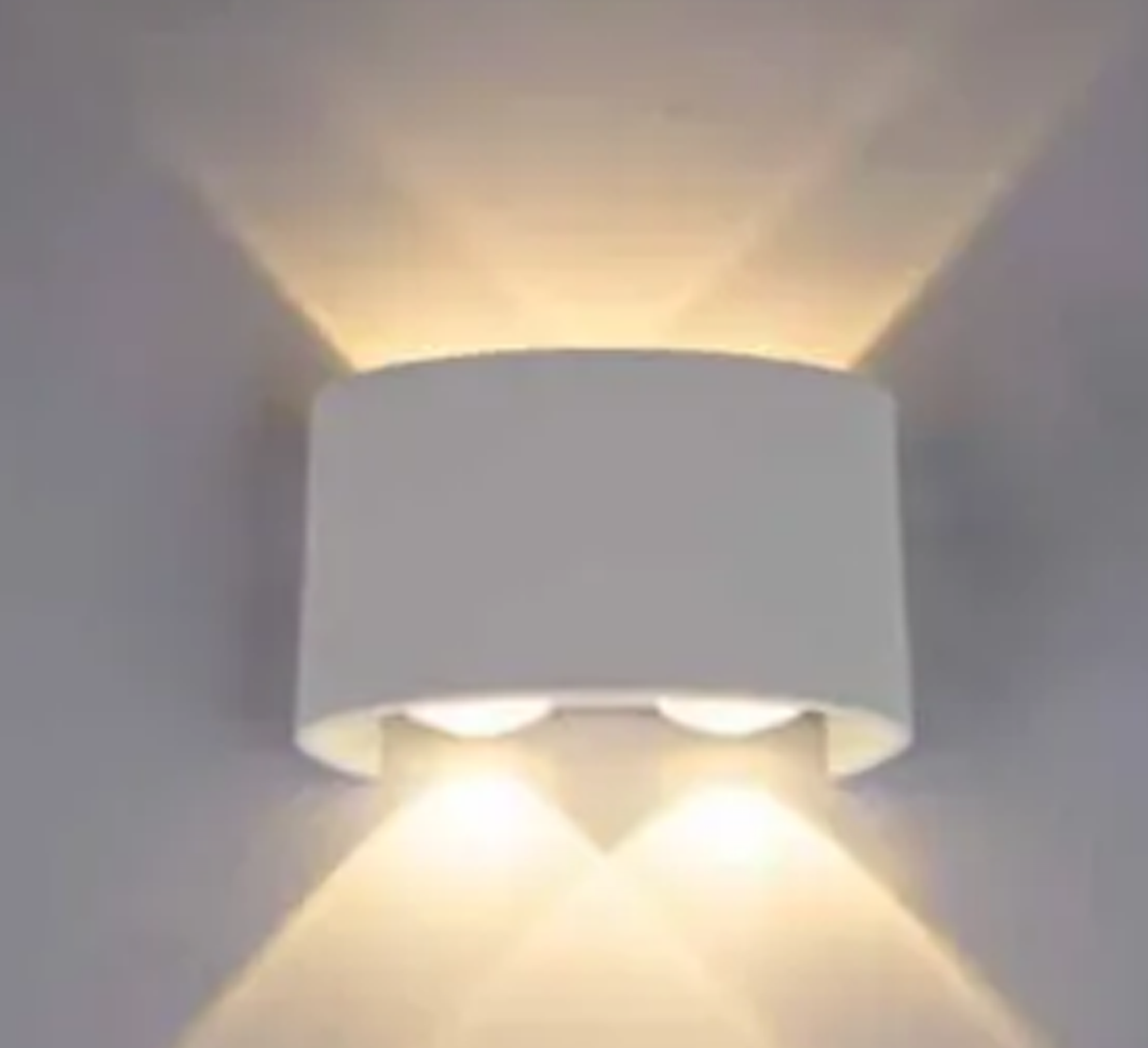 LUMINARIA ARANDELA LUMIER DUBLIN | 4 FACHOS|IP65 4W 3000K BRANCO COD LU16007-BR
