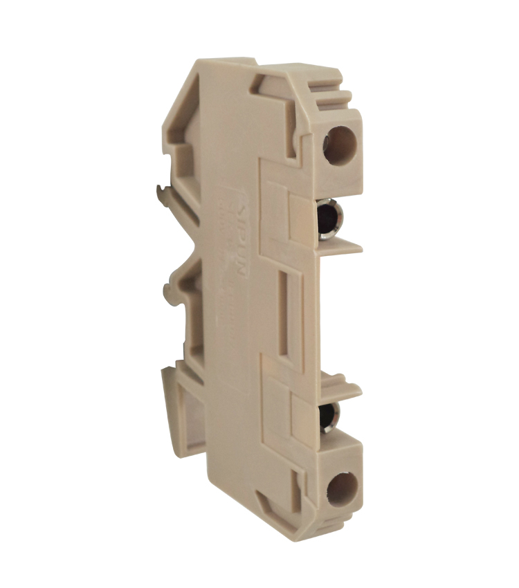 BORNE SEK- 4/2. P/ CABO 2,5 A 4MM2 DUPLO BEGE - COD 011843