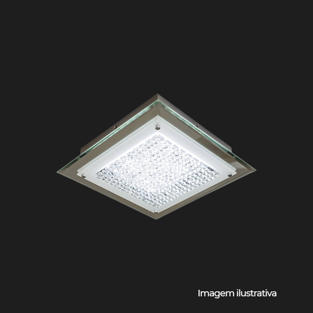 PLAFON MONTENEGRO 360 LED 6500K AUTOVOLT UNICO COD 674.63.0001-0