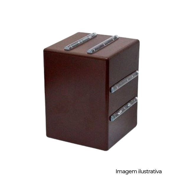 ARANDELA LIGHT 8 ALETAS SOQUETE G9 MARROM COD 25410000-03