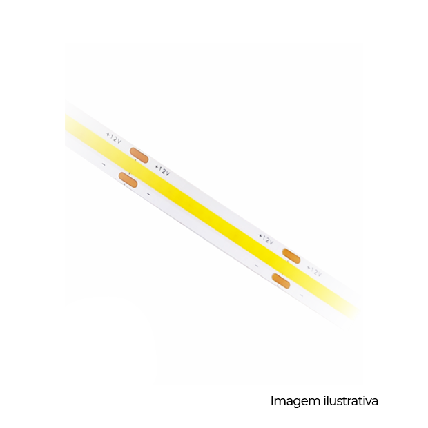 FITA 12V COB IP20 300LEDS/M 10MM 3000K 012W - COD 911