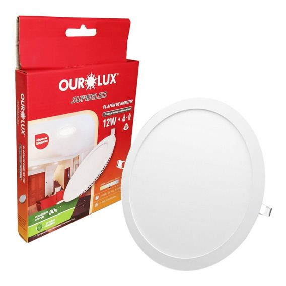 PLAFON LED EMBUTIR 12W RED BIV 6400K